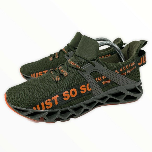 Shoes | Just So So Mens Green Sneakers 